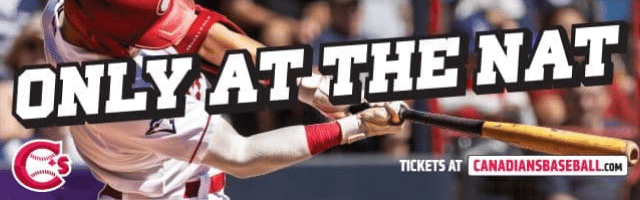 Vancouver Canadians Baseball Banner Ad
