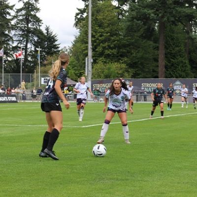 Vancouver Rise Soccer Action